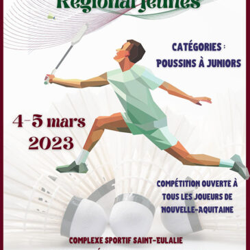 Liste pour le championnat régional jeunes